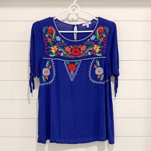 Embroidered blouse